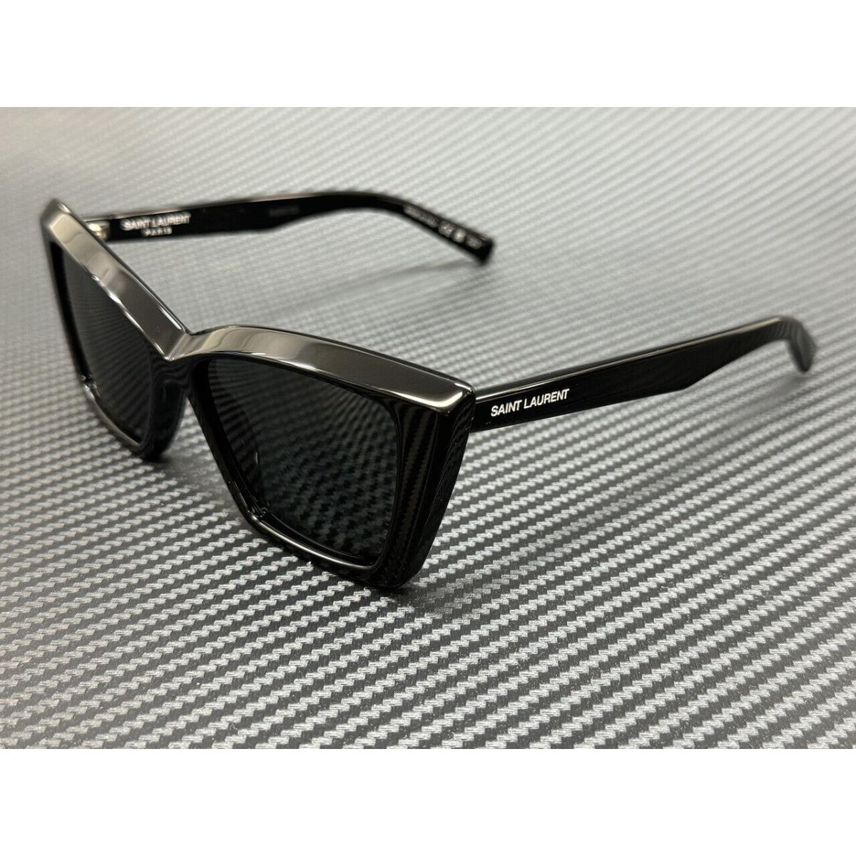 Saint Laurent SL 657 001 Black Grey Women`s 54 mm Medium Sunglasses