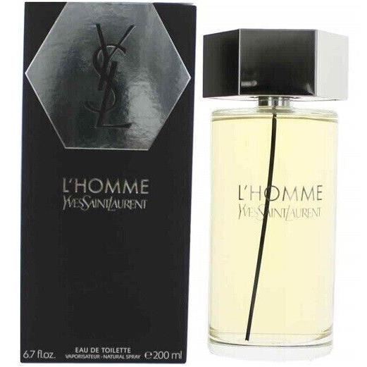 Ysl L`homme Yves Saint Laurent Men 6.7 oz 200 ml Eau De Toilette Spray