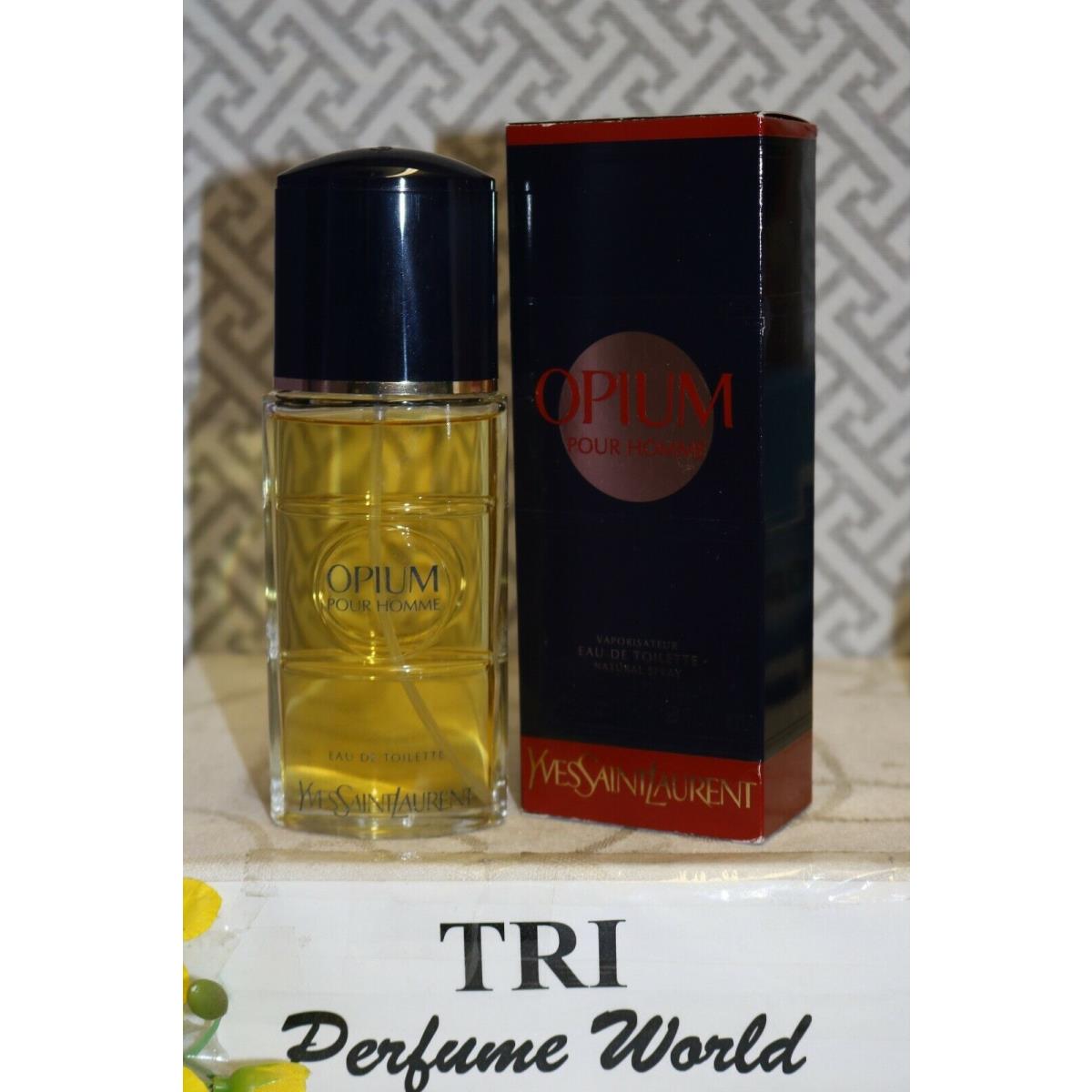 Opium Pour Homme Yves Saint Laurent Sanofi Beaute Eau de Toilette Spray 3.3 oz