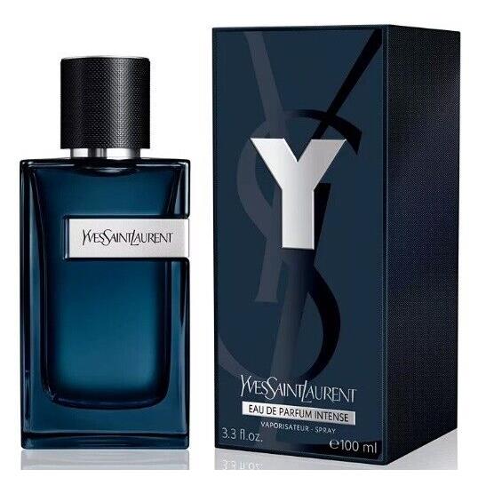 Yves Saint Laurent Men`s Y Eau de Parfum Intense Edp Spray 3.3 oz