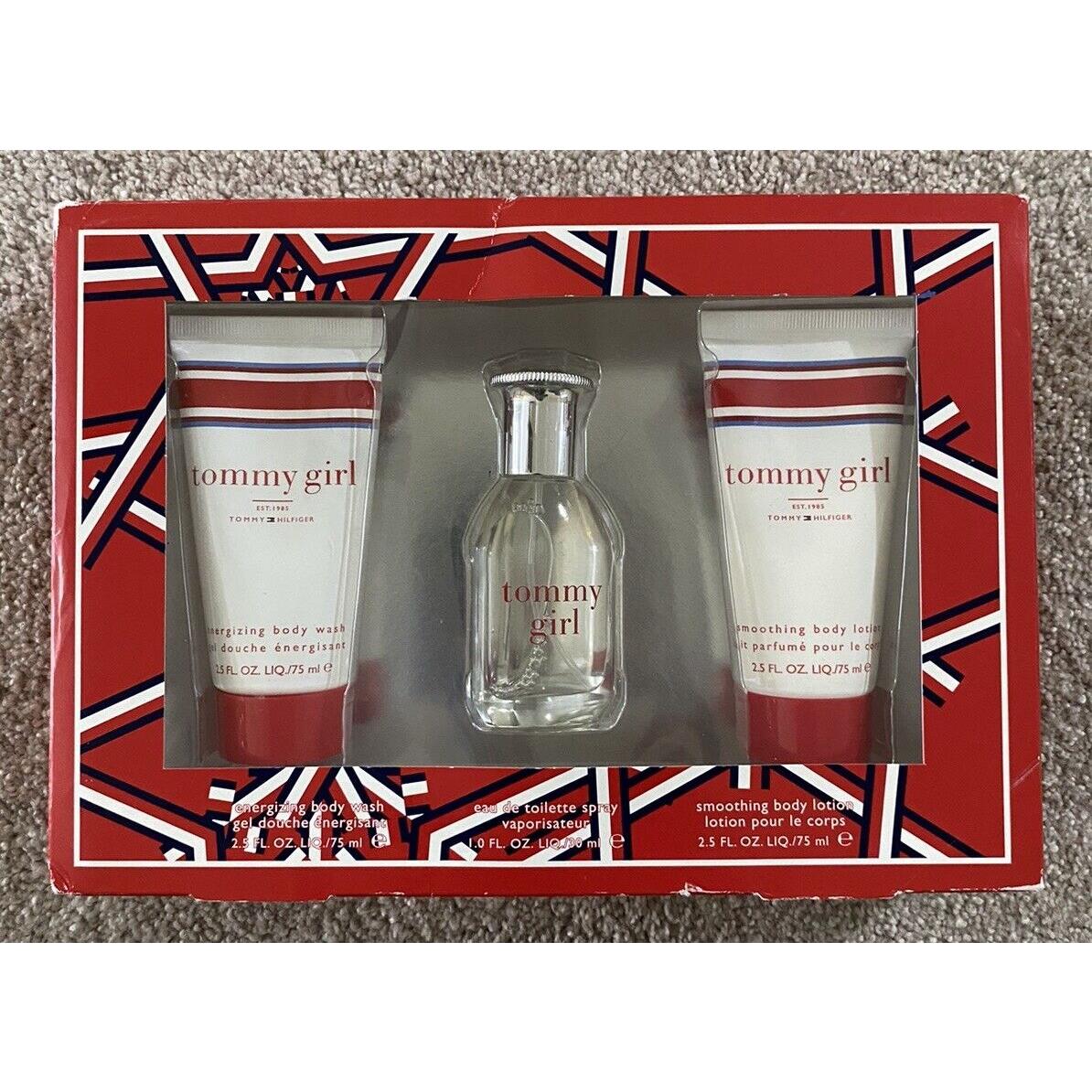 Tommy Girl Gift Set For Women Edt Body Lotion Shower Gel Hilfiger Perfume