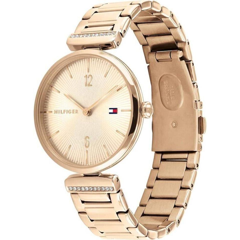 Tommy Hilfiger Aria Rose Gold Tone Band Quartz Women s Watch 1782271