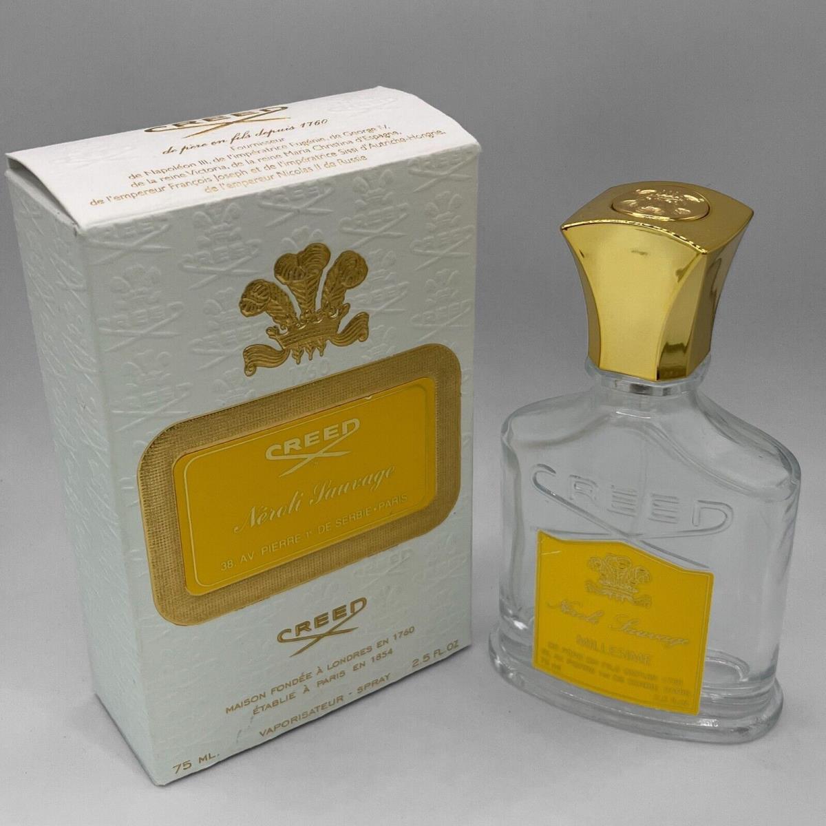 Empty Bottle Creed Neroli Sauvage Millesime 75ml / 2.5oz Edp Lot S3415Y01