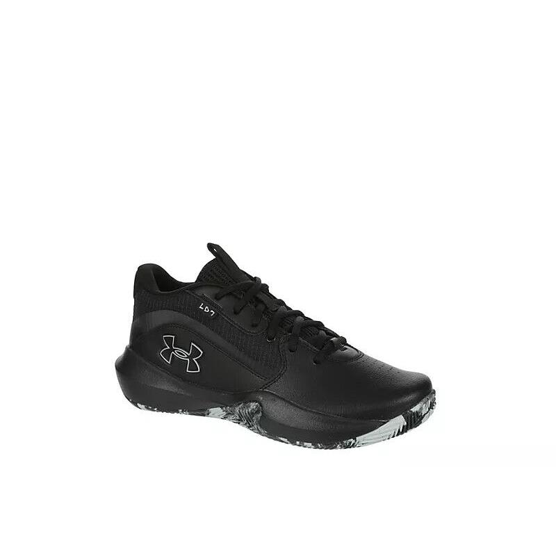 Under Armour Mens Lockdown 7 Basketball Shoe Sneaker Black