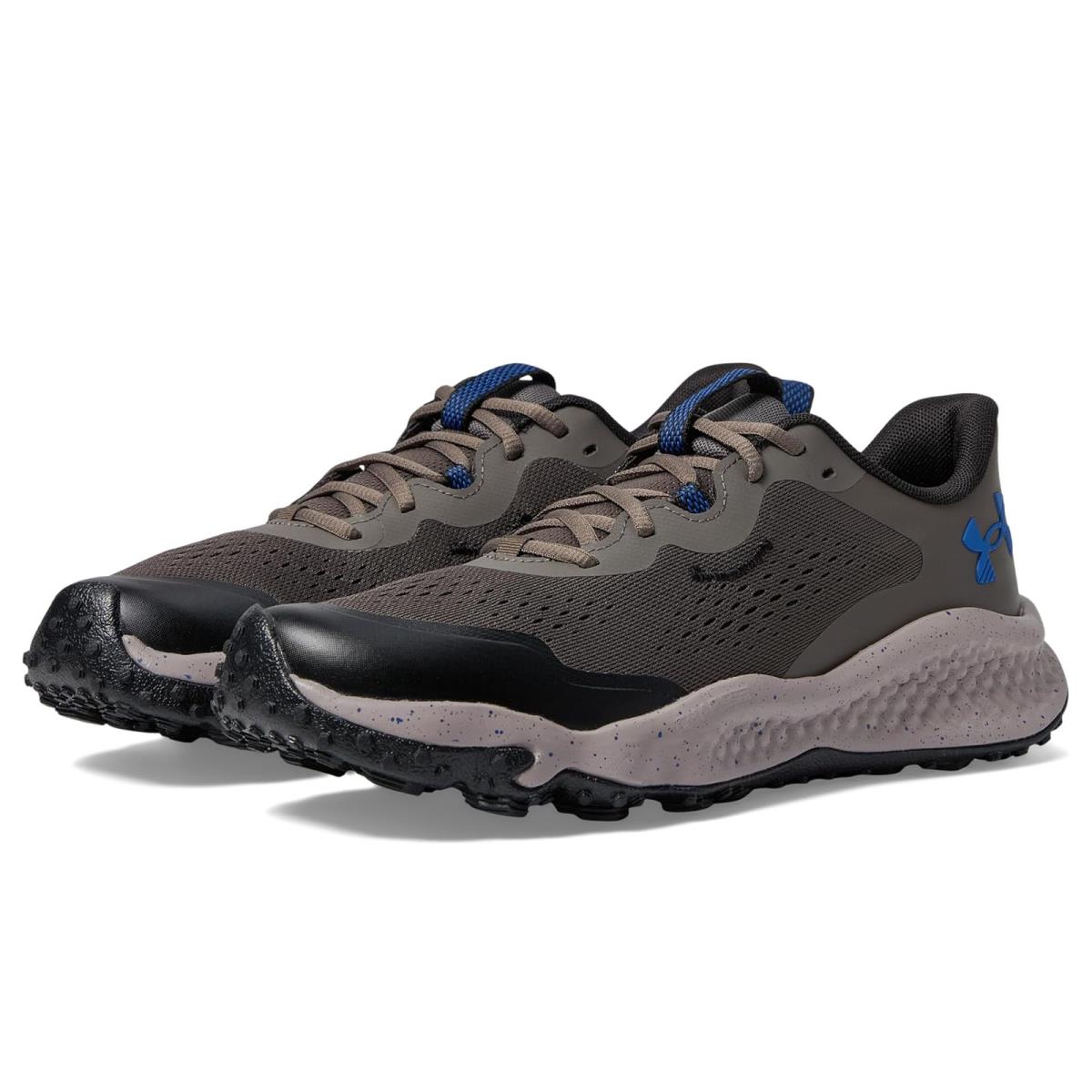 Man`s Sneakers Athletic Shoes Under Armour Charged Maven Trail Fresh Clay/Tetra Gray/Tech Blue