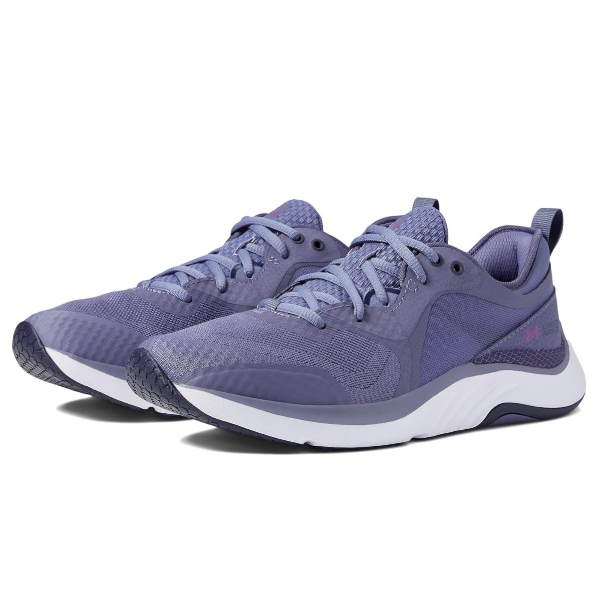 Woman`s Sneakers Athletic Shoes Under Armour Hovr Omnia Aurora Purple/Aurora Purple/Strobe