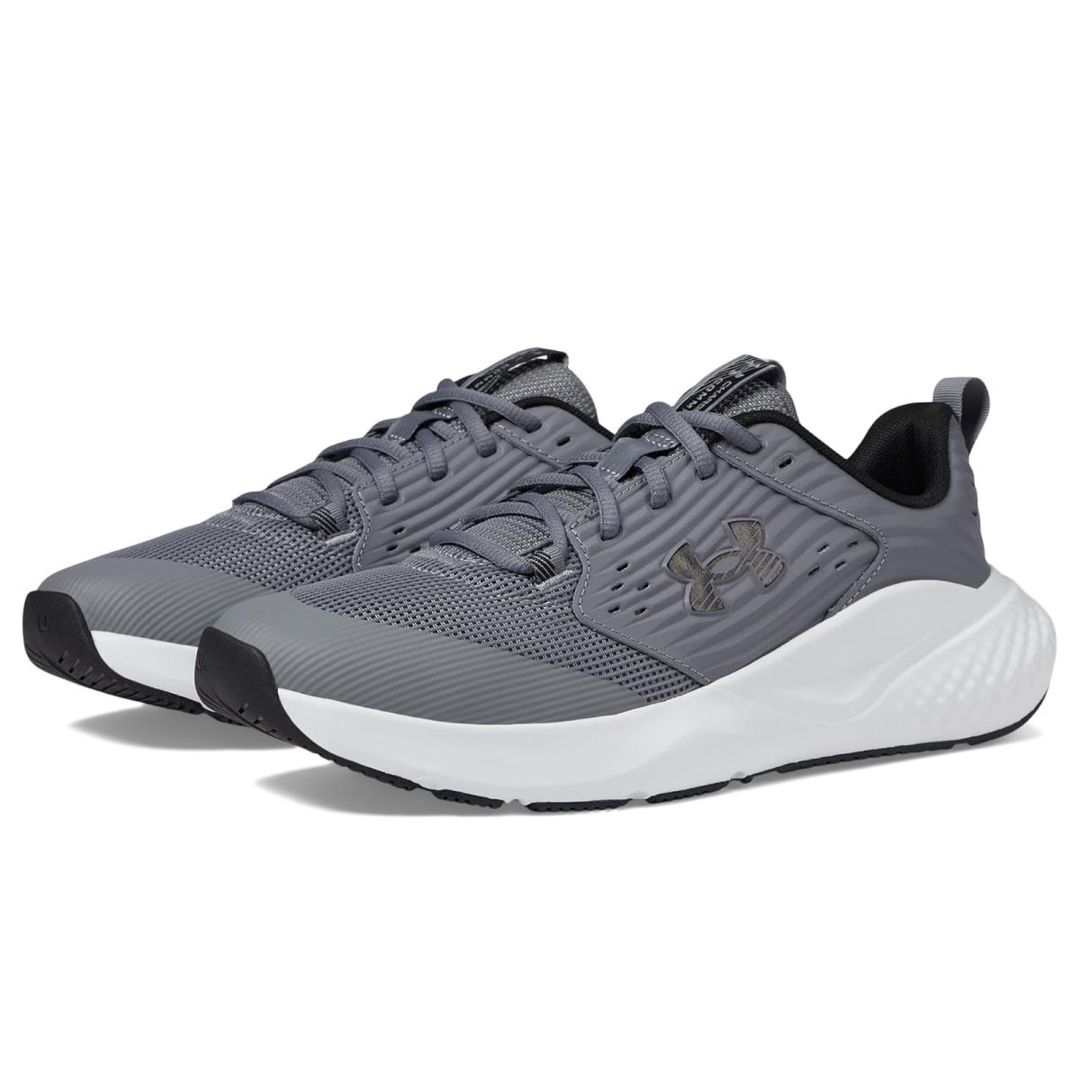 Man`s Sneakers Athletic Shoes Under Armour Charged Commit 4 Training Shoes Titan Gray/Distant Gray/Black