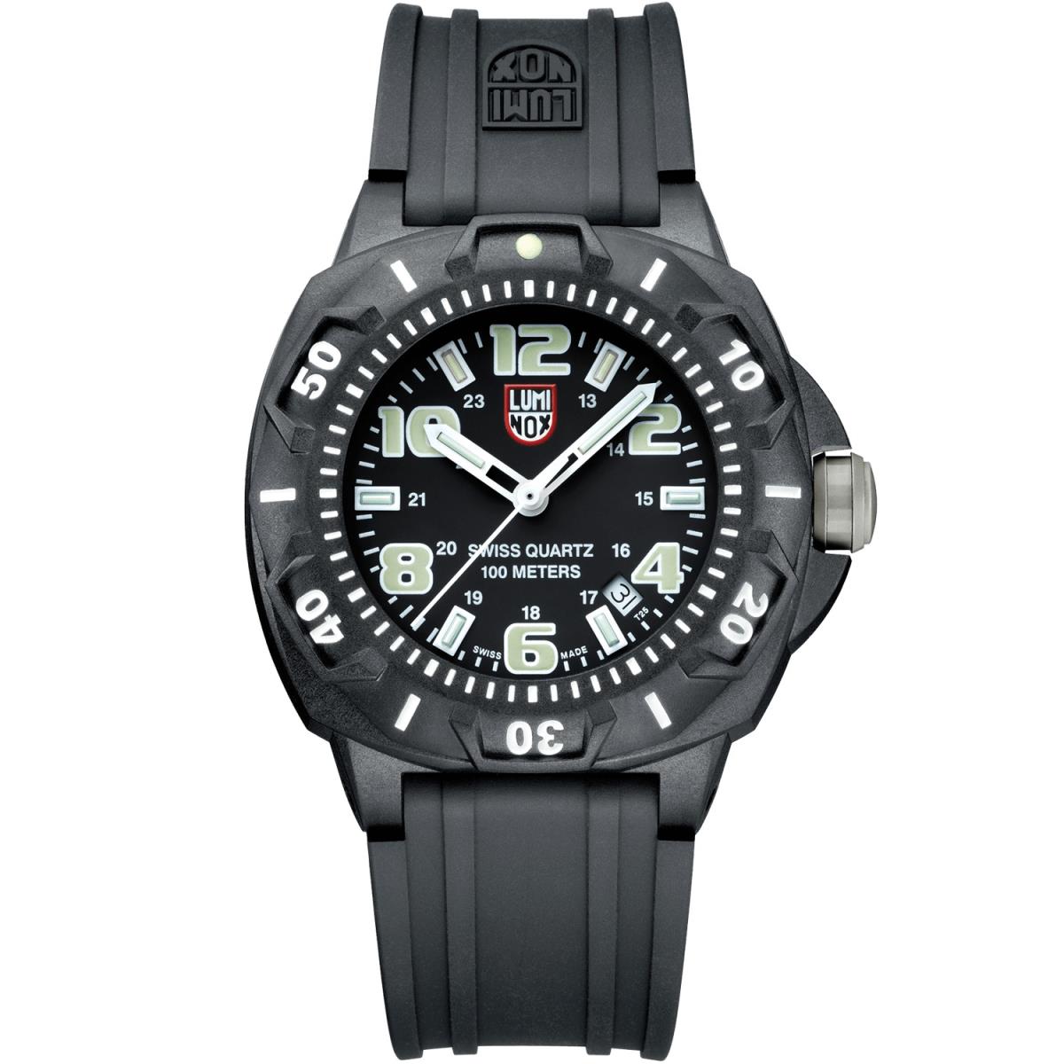 Luminox Sentry 43mm Carbon Black Dial Quartz Men`s Watch XL.0201.SL