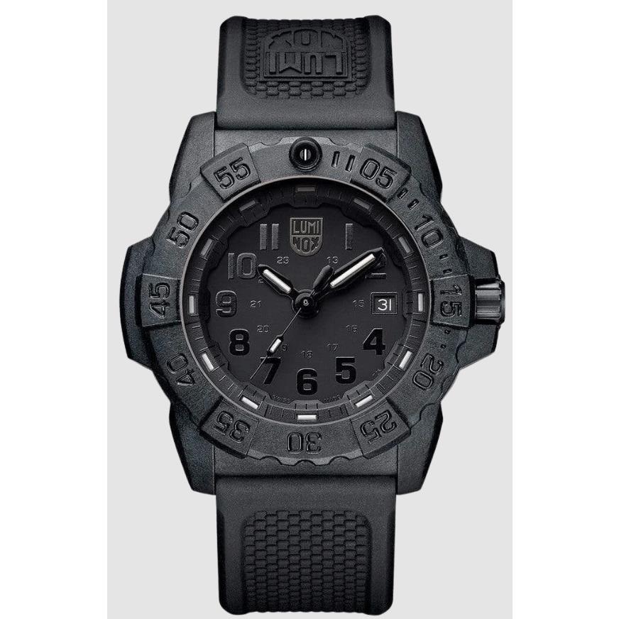 Luminox Navy Seal Sapphire Military Black Rubber Men s Swiss Watch XS.3501.BO.F