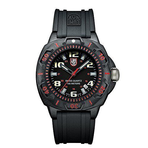 Luminox Men`s XL.0215.SL Sentry 0200 Black Dial with Red Markings Watch