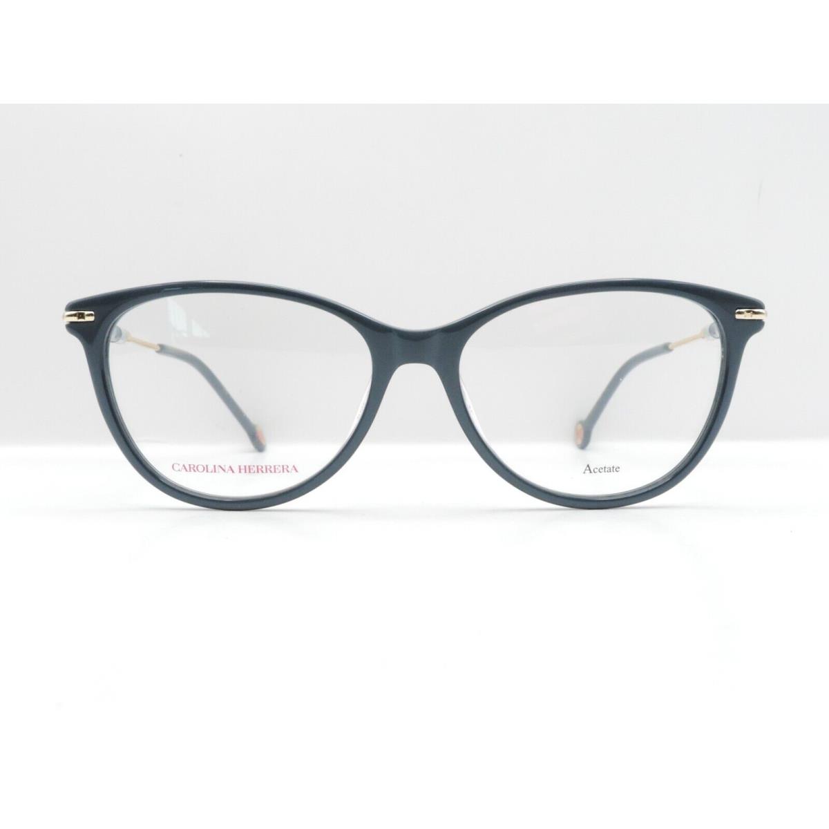 Carolina Herrera CH 0043 Z19 Cat Eye Full Rim Eyeglass Frames Blue 145MM