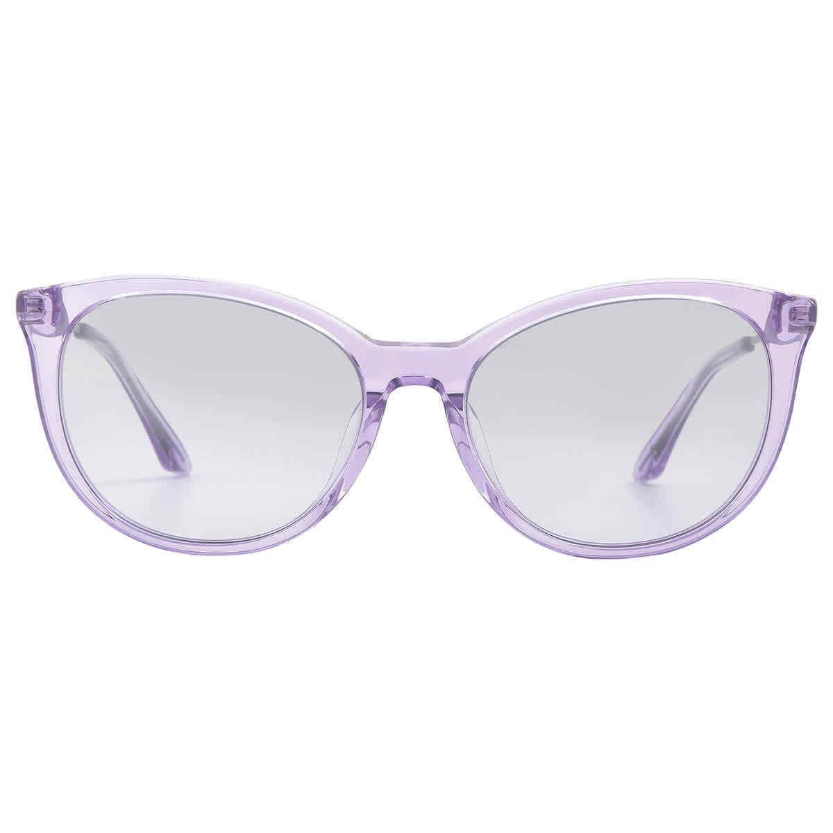 Armani Exchange Violet Mirror Silver Gradient Cat Eye Ladies Sunglasses AX4140SF