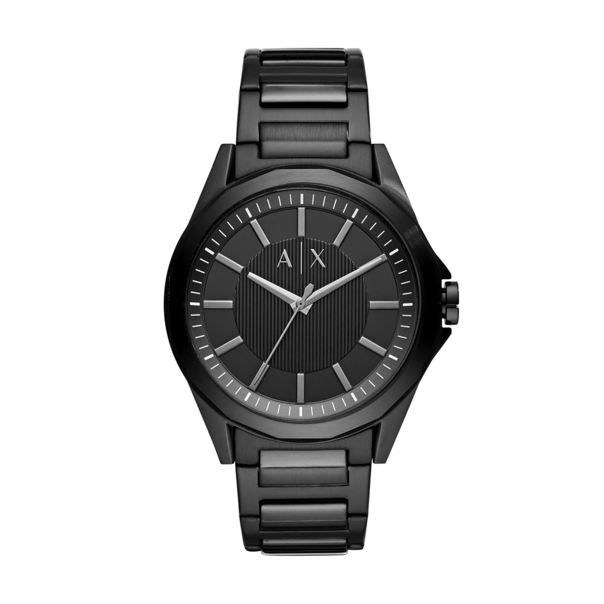 Armani Exchange A X Men`s Three-hand Black Stainless Steel Watch Model: AX2620