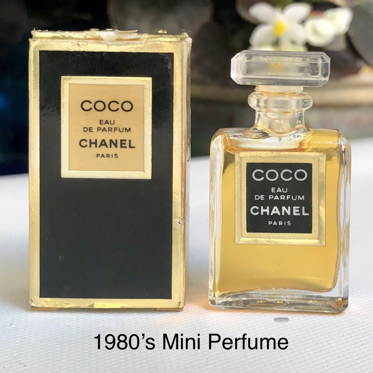 Vintage 1980 s Coco Chanel Edp 4ml Mini Purse Perfume Old Stock