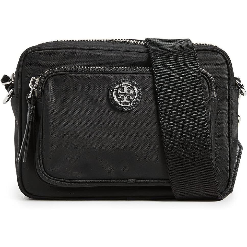 Tory Burch Women`s Nylon Mini Crossbody Black