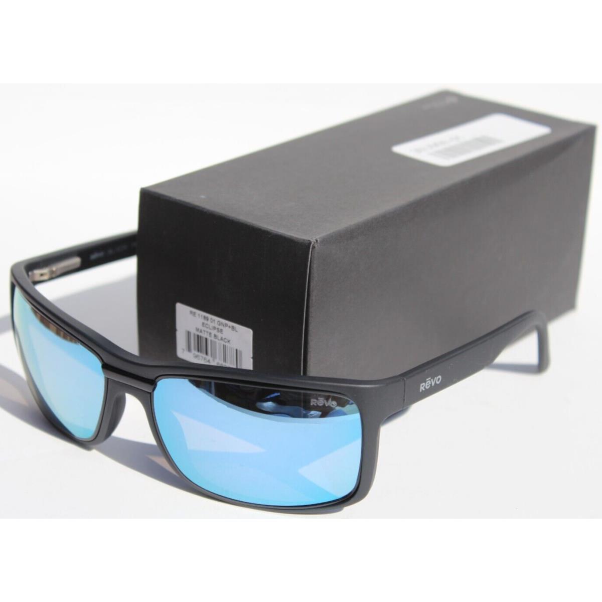 Revo Eclipse Polarized Sunglasses 2 Lens Black/blue Evergreen RE 1189