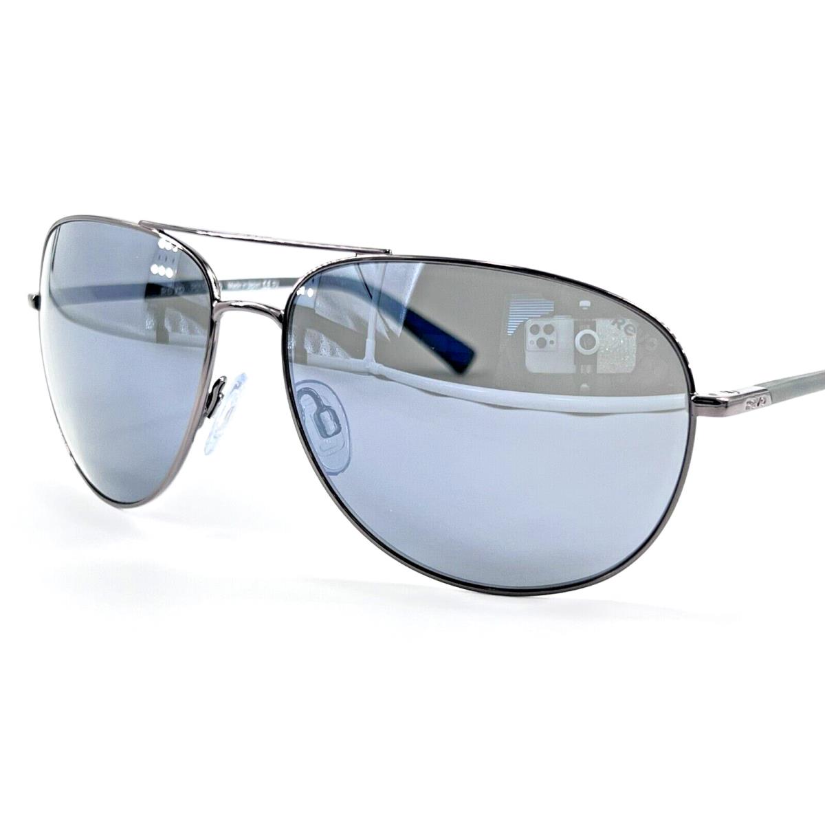 Revo RE1083 Tarquin Men`s Metal Polarized Aviator Sunglass 00GY Gunmetal/graphit