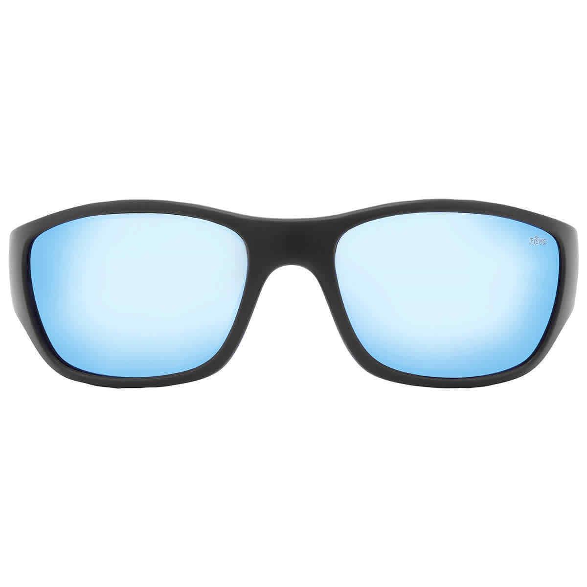 Revo Heading Blue Water Polarized Wrap Men`s Sunglasses RE 4058 01 BL 59