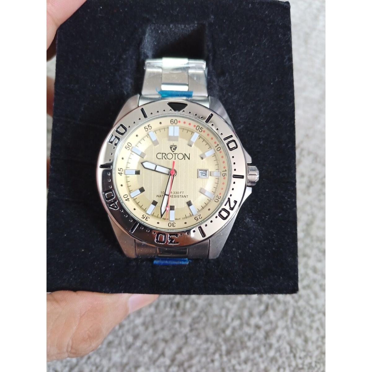 Men`s Watch Croton Diver CA301298. and Manual