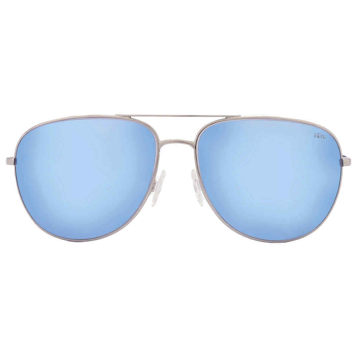 Revo Tarquin Blue Water Polarized Pilot Unisex Sunglasses RE 1083 03 BL 61