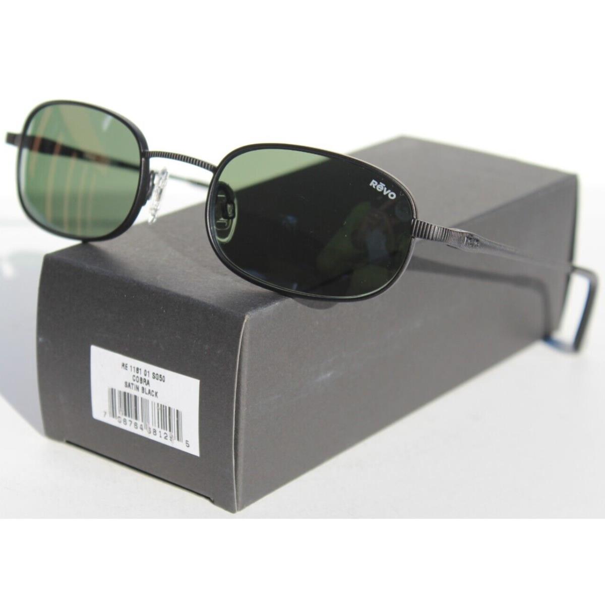 Revo Cobra Sunglasses Polarized Satin Black/grey RE1181 01 Japan