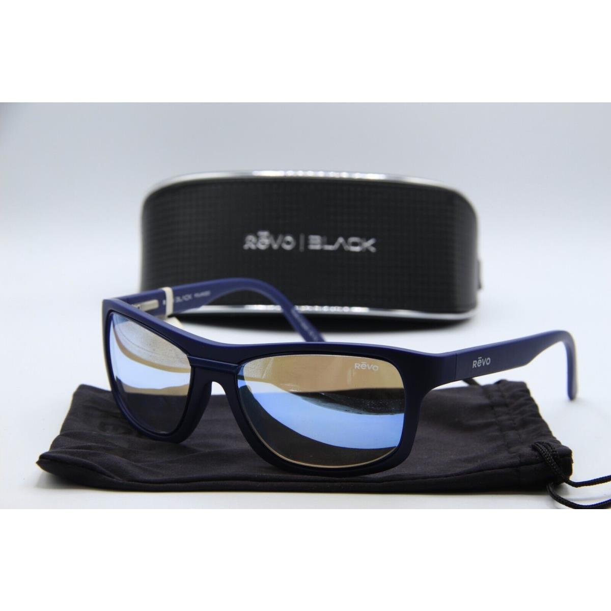 Revo Black RE1188 05 Genesis Polarized Blue Sunglasses Wcase 57-19