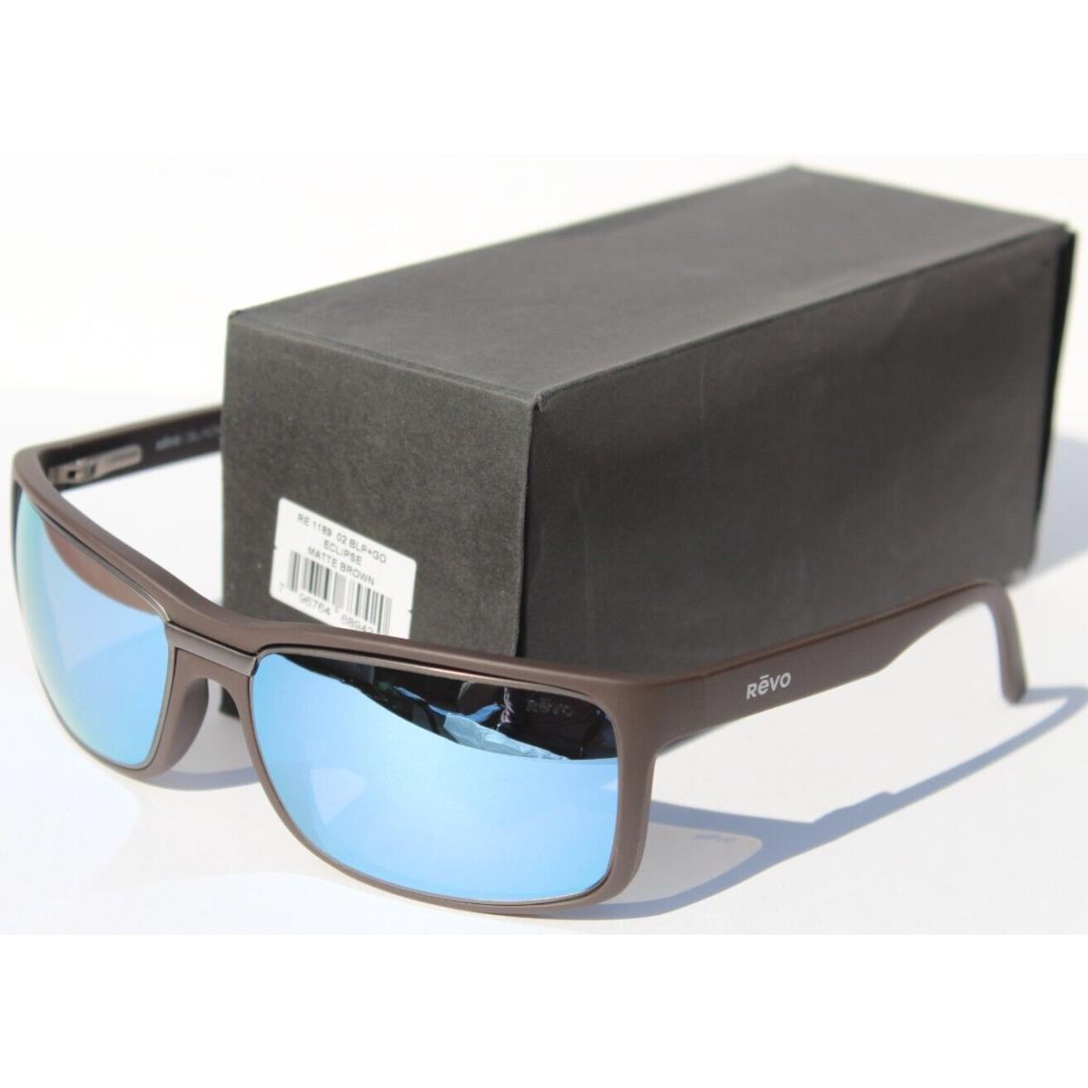 Revo Eclipse Polarized Sunglasses 2 Lens Brown/blue Drivers RE 1189-02