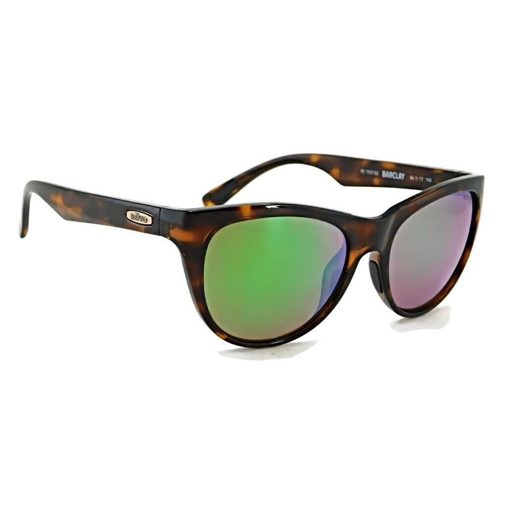 Revo Barclay Sunglasses RE1037 02 Tortoise / Polarized Green Water Lens