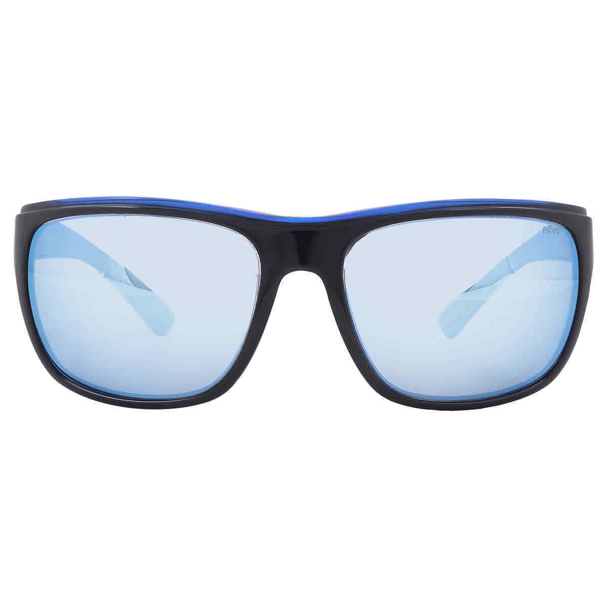 Revo Remus Blue Water Polarized Square Unisex Sunglasses RE 1023 15 BL 62