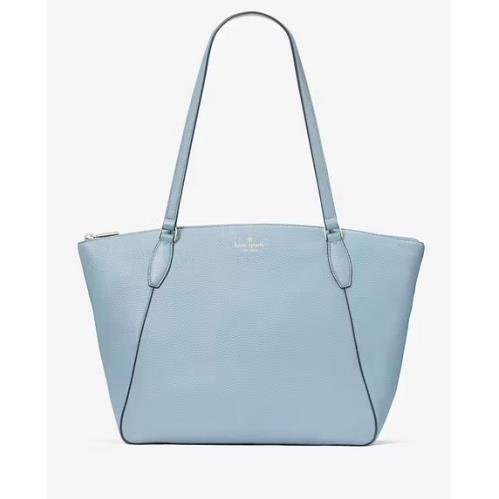 Kate Spade Monica Pebbled Leather Tote KC466- Polished Blue