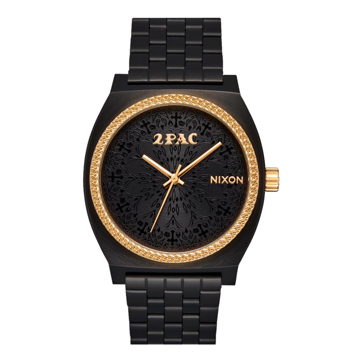 Nixon x 2Pac Time Teller Black Gold Watch Tupac A1378-010