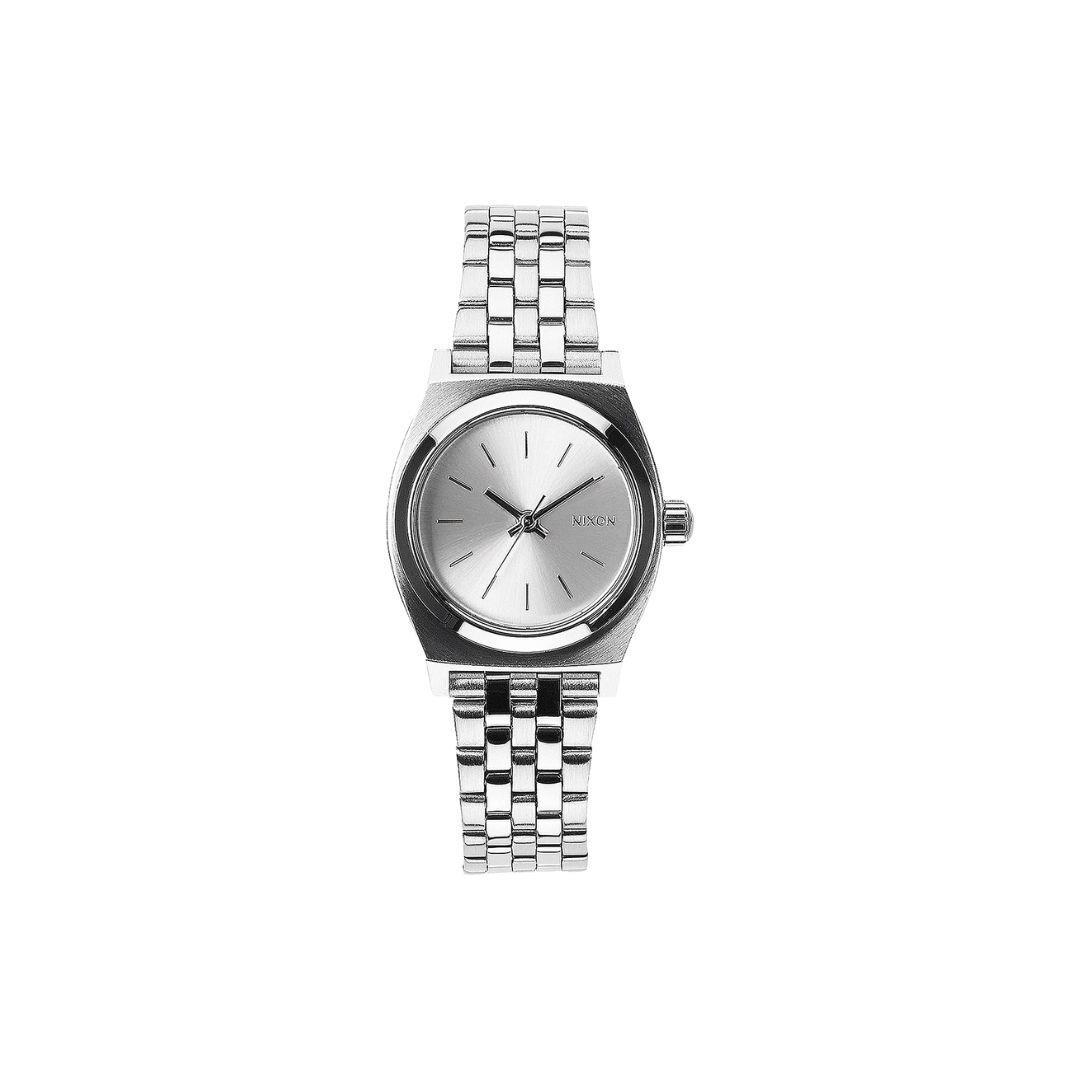 Nixon Small Time Teller Watch All Silver Stainless Steel Analog Watch