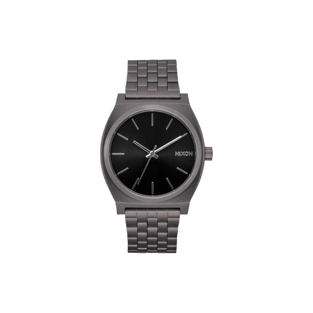 Nixon Time Teller Watch Gunmetal/black Sunray Stainless Steel Analog Watch