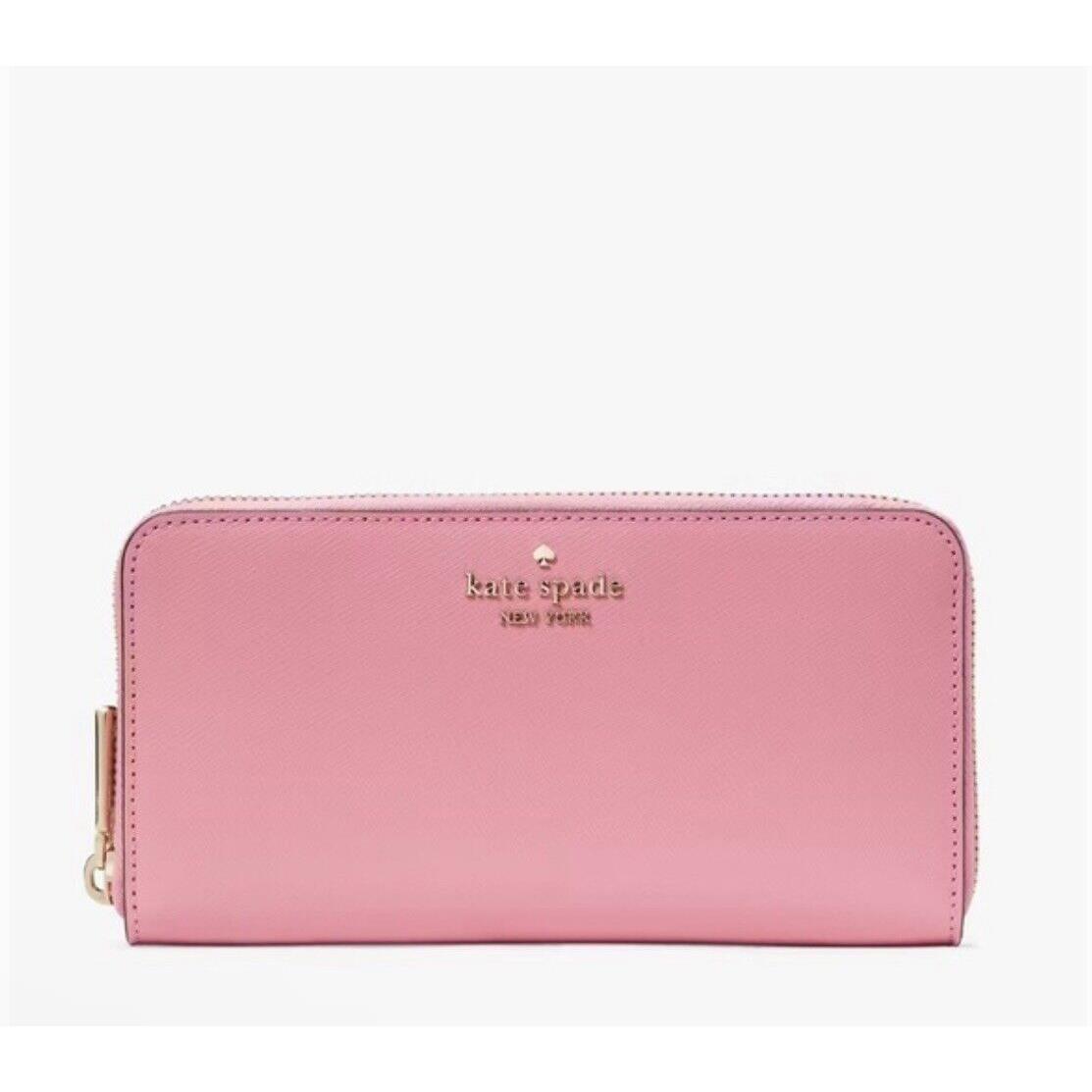 Kate Spade Madison Saffiano Leather Large Continental Wallet Blossom Pink