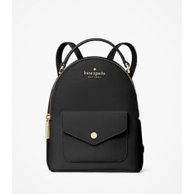 Kate Spade York Schuyler Mini Black Saffiano Pvc Leather Backpack