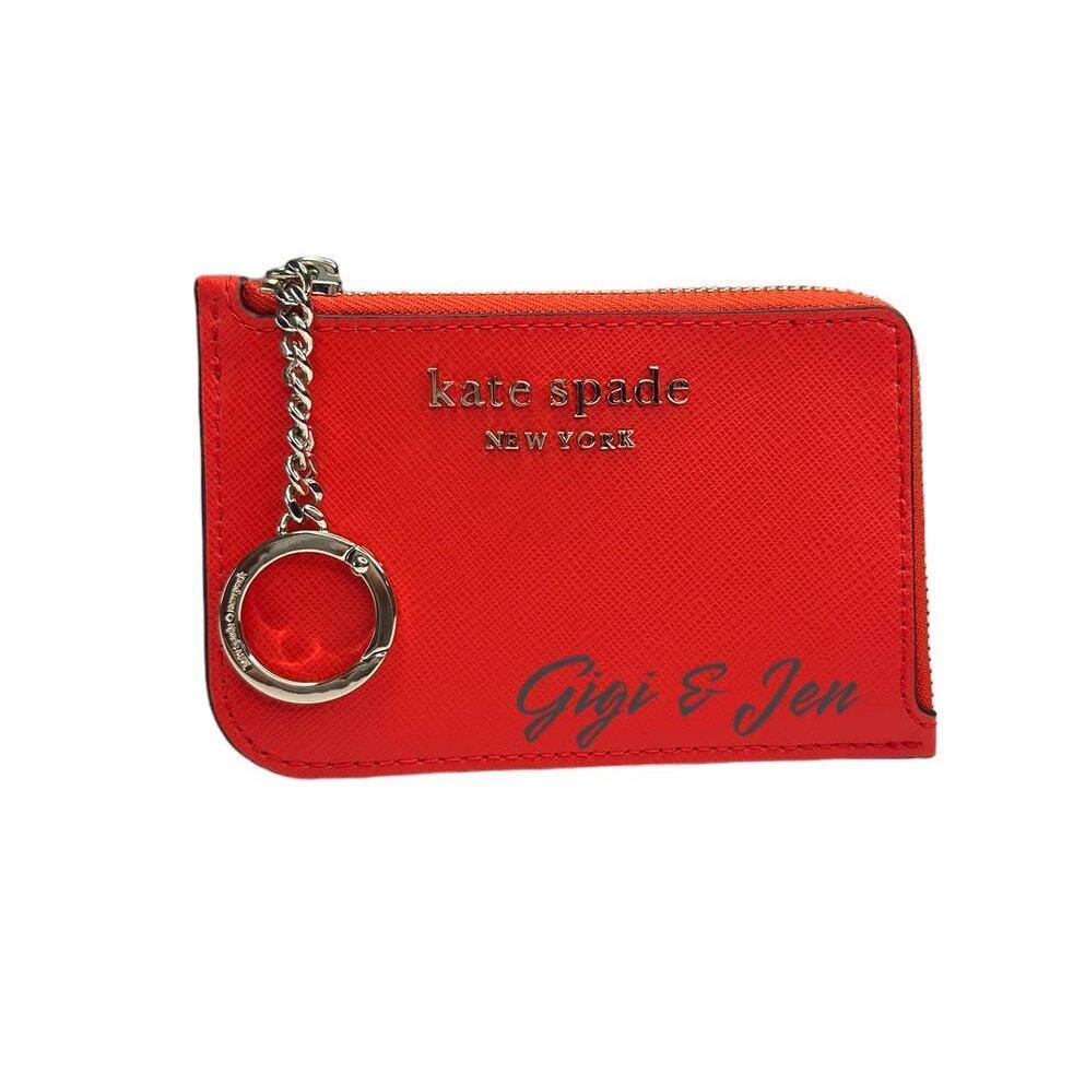 Kate Spade Leather Card Case Gazpacho