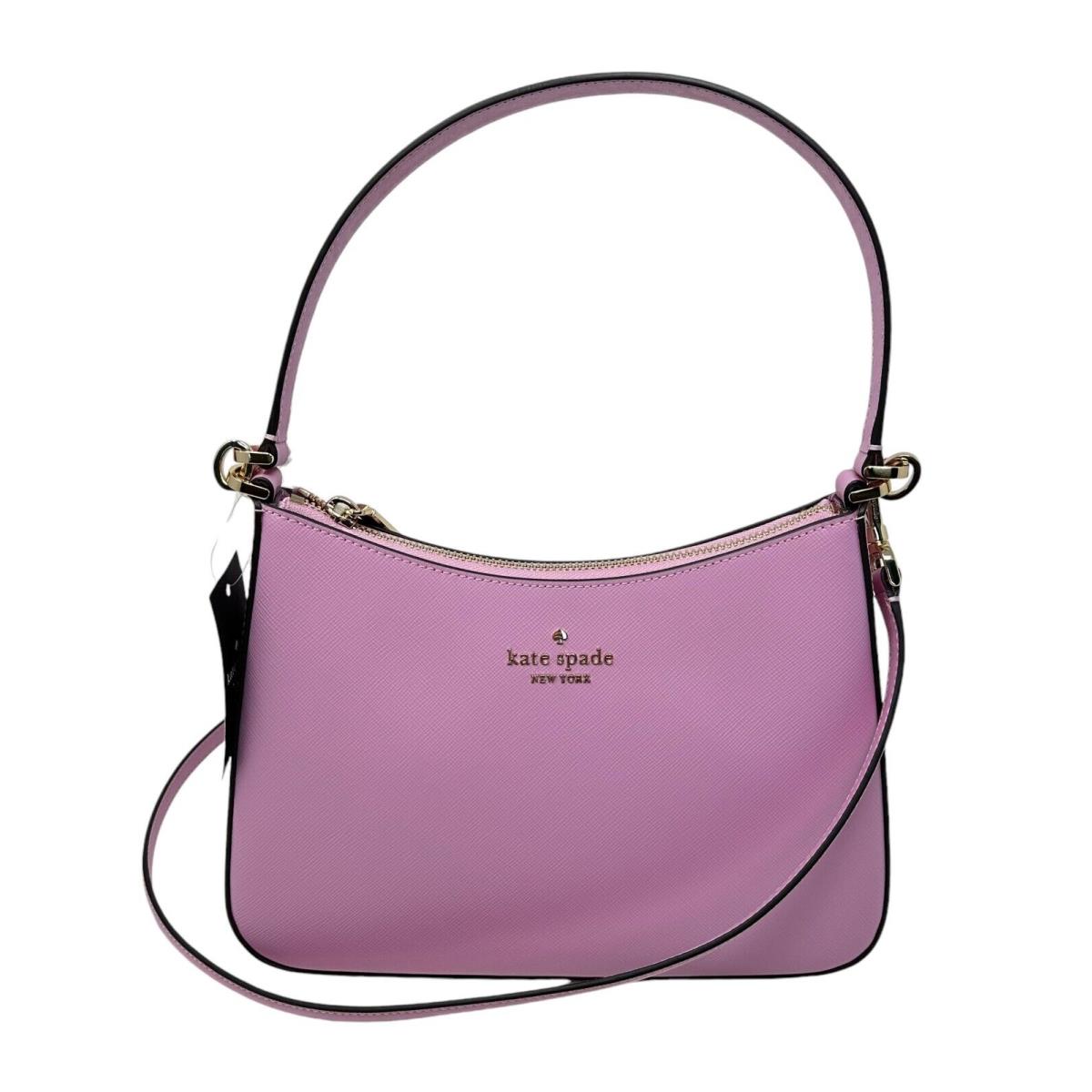 Kate Spade Madison Shoulder Bag Berry Cream Saffiano Leather Crossbody KH397