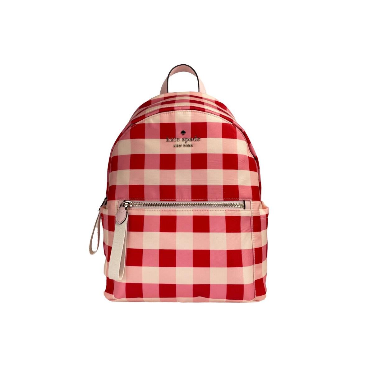 Kate Spade Medium Check Nylon Shoulder Backpack