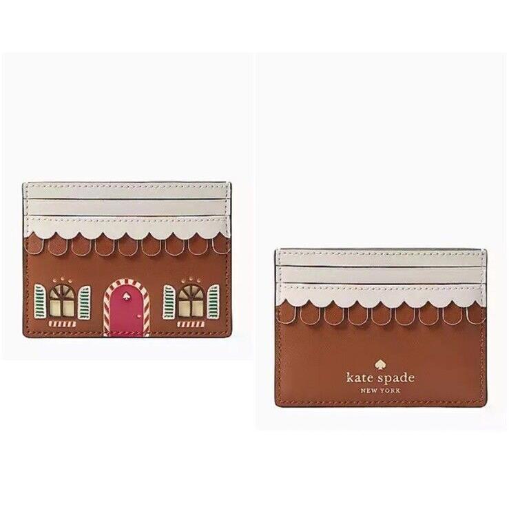 Kate Spade New York Gingerbread Small Slim Card Holder New