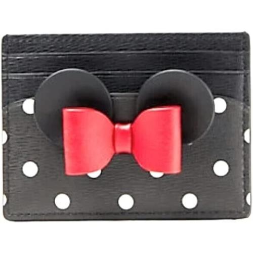 Kate Spade Black Multi Disney X Minnie Card Case