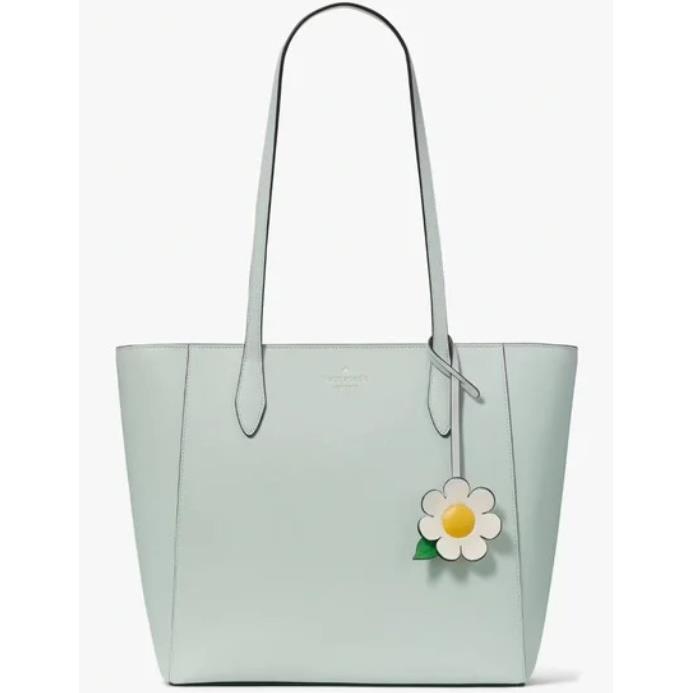 Kate Spade Dana Tote Crystal Blue Shoulder Purse KG581 Daisy Charm