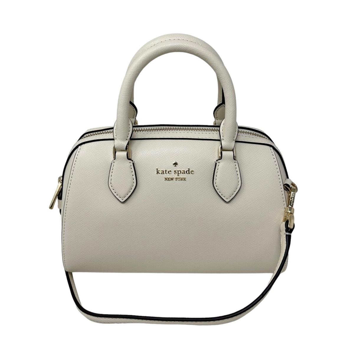 Kate Spade Madison Saffiano Leather Meringue Duffle Crossbody Bag KF493