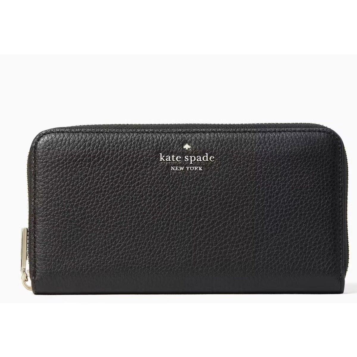 Kate Spade Leila Large Continental Wallet Black York