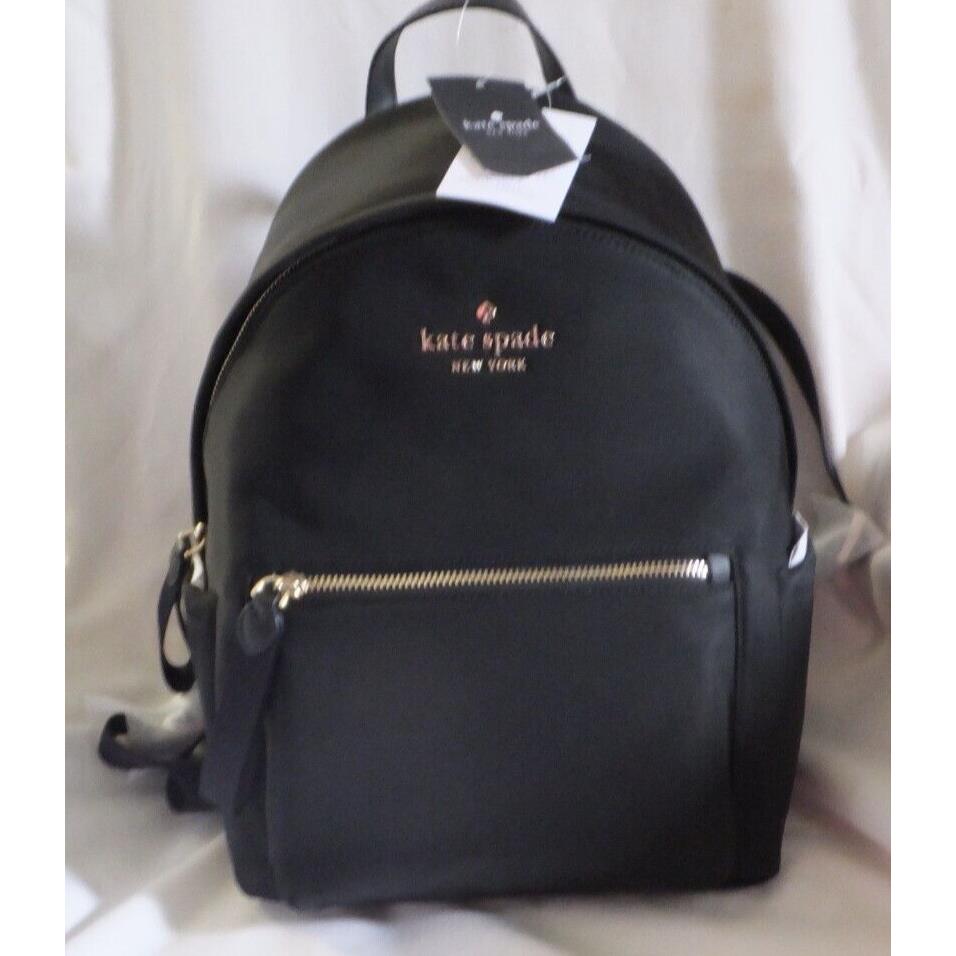 Kate Spade Backpack New York Chelsea Medium Nylon Fashion Black