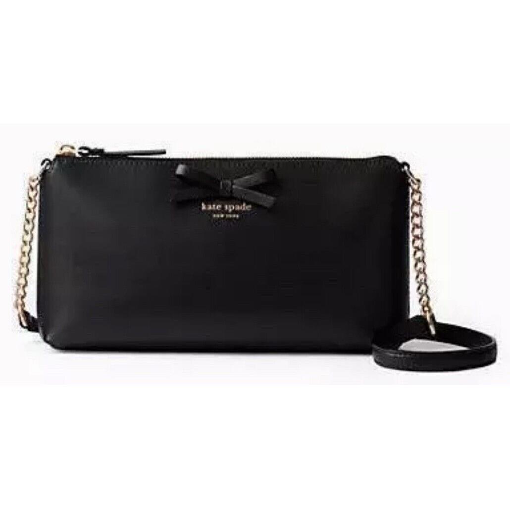 Kate Spade Sawyer Street Declan Crossbody Bag in Black Leather