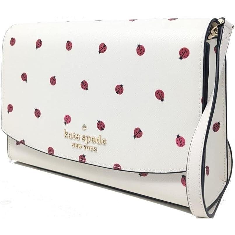 Kate Spade New York Carson Dottie Ladybug Convertible Shoulder Bag KB487