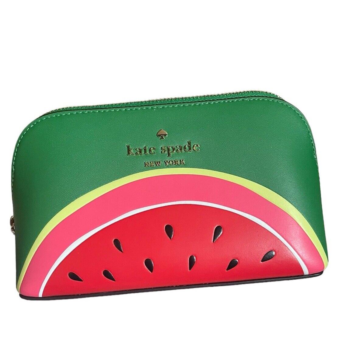 Kate Spade Watermelon Small Cosmetic Bag KB567 Green