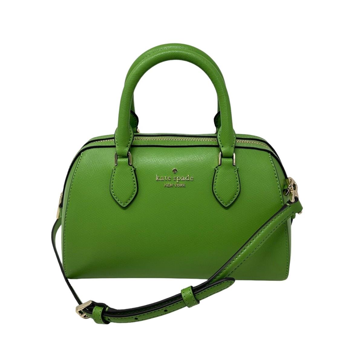 Kate Spade Madison Saffiano Leather Turtle Green Duffle Crossbody Bag KF493