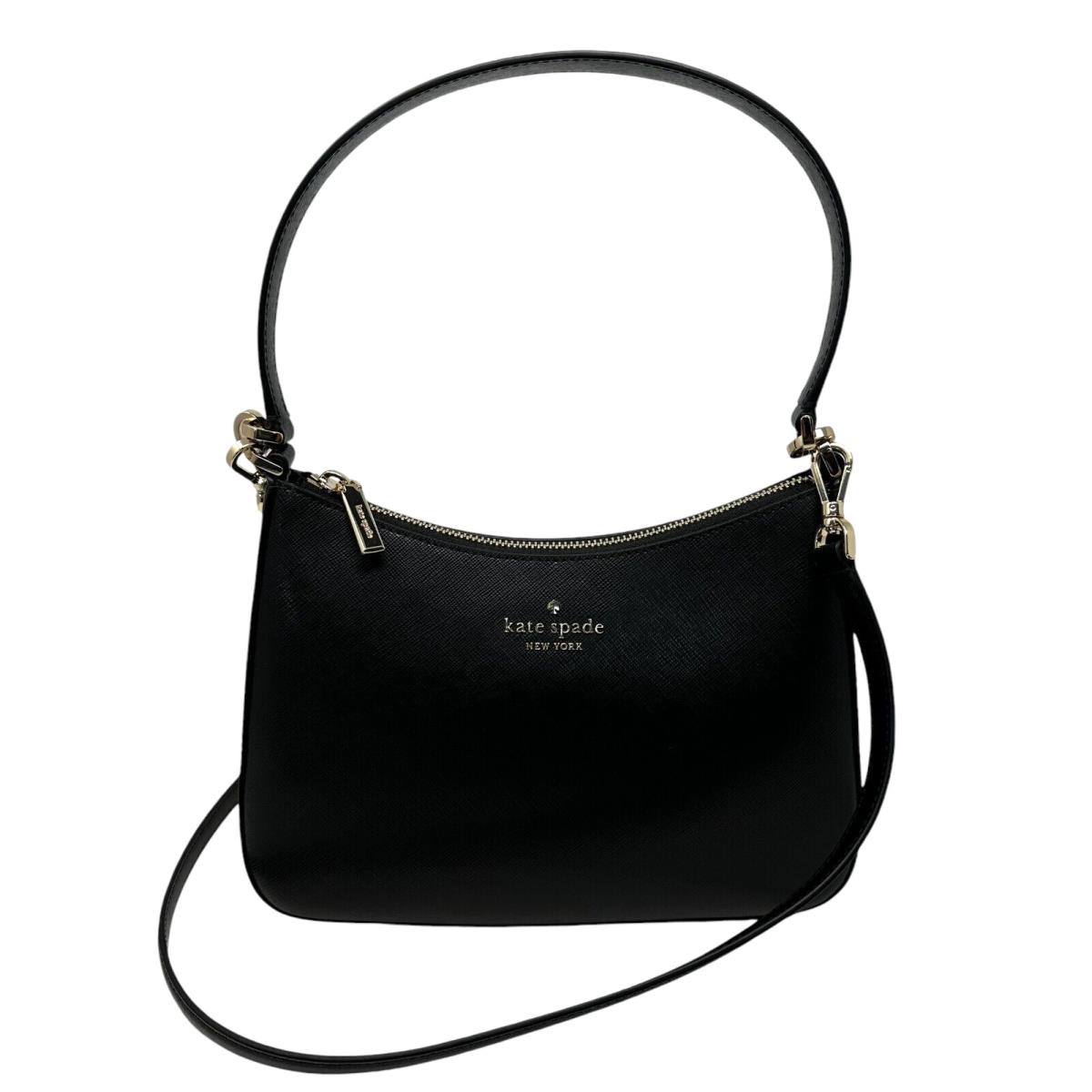 Kate Spade Madison Shoulder Bag Black Saffiano Leather Crossbody KH397