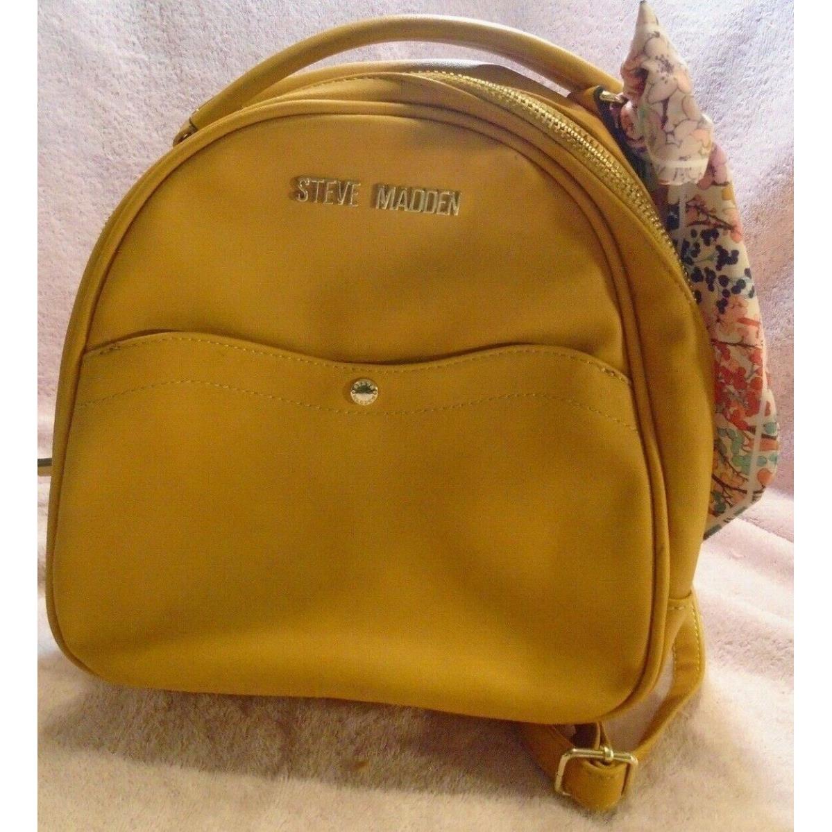 Steve Madden Mustard Yellow Backpack